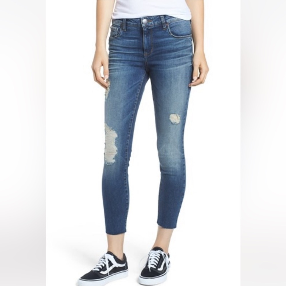 STS blue Nordstrom Ripped Cutoff Crop Skinny Jeans